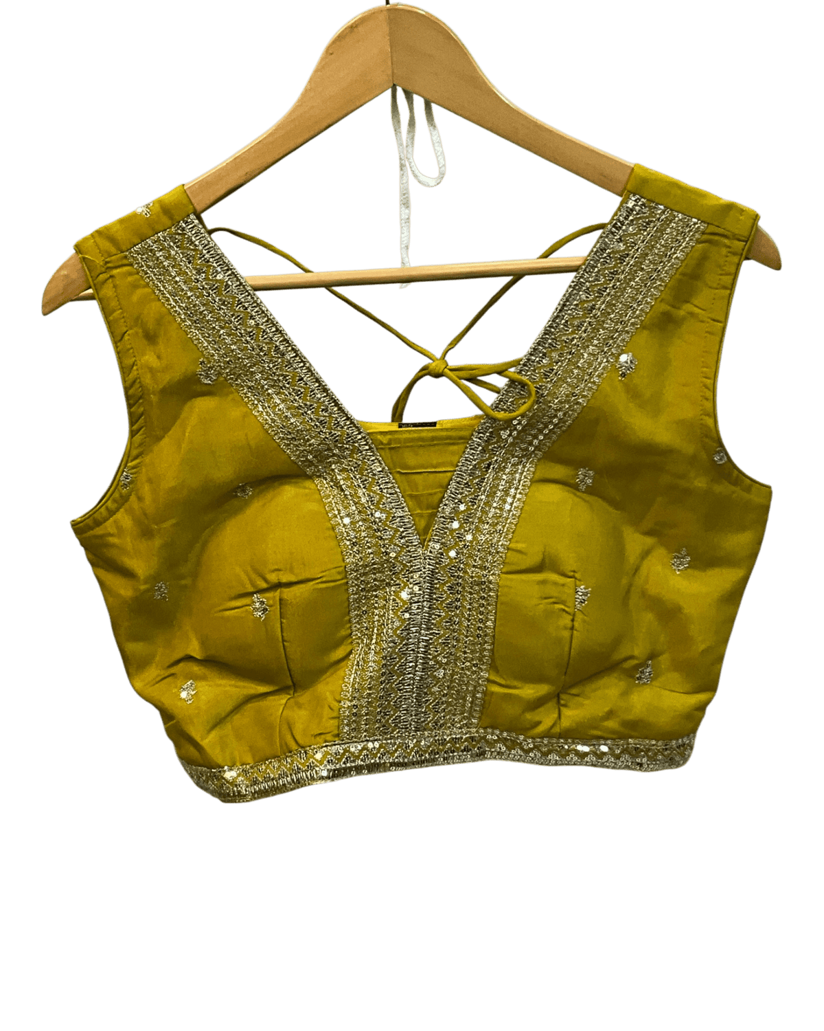Size UK 14 (40" Bust) Adjustable to Size 16 - Haldi Yellow - Banarasi Brocade Silky Lehenga Set - Mehndi / Sangeet / Bridesmaids / Weddings / Garba - UK Stock - 24h Dispatch - OC561 07JV25 - Prachy Creations