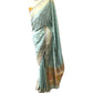 Sky Blue - Banarasi Handloom Saree with Blouse piece - SA173 TH -0523 - Prachy Creations