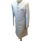 Sky / Light Blue - Rich Banarasi Brocade Sherwani with Zardosi Hand Embroidery - BS978 01KYV25 - Prachy Creations