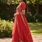 Stunning Magenta / Fuchsia Pink Lehenga Set - Size 12(38") - UK Stock - 24h Dispatch - OC420837 AY - Prachy Creations
