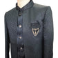 Teal Blue - PREMIUM Slim Fit Mens BandhGala / Prince / Chinese Collar Open Jacket with inside Waistcoat- Fantastic Fit - CS2510 JP 0625 - Prachy Creations
