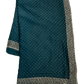 Teal - Classic Satin Crepe Saree with Stone Work and Blouse Piece - UK stock - 24hr Dispatch - RS2531 VY - Prachy Creations
