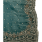 Turquoise Blue - Classic Saree with Thread Work Border and Blouse Piece - UK stock - 24hr Dispatch - RS2529 JR - Prachy Creations
