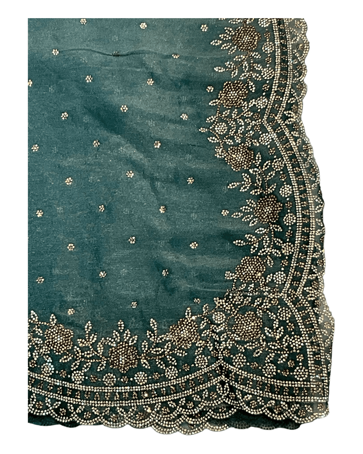 Turquoise Blue - Classic Saree with Thread Work Border and Blouse Piece - UK stock - 24hr Dispatch - RS2529 JR - Prachy Creations