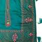 Turquoise Green - Classic Saree with Thread Work and Blouse Piece - UK stock - 24hr Dispatch - RS2505 VY - Prachy Creations