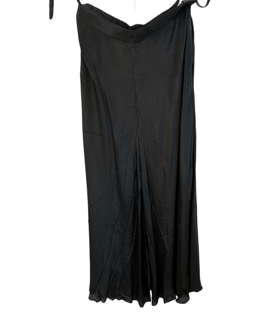 UK 12 / 38" - Black - Designer Ladies Medium Length Top Palazzo Trousers Suit - UK Stock - 2/3 days delivery - VMK Zilmil RY - Prachy Creations