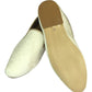 Very comfortable Cream Brocade Loafer Style Indian Mens shoes - Mojari, Khossay - YD2305 - Prachy Creations