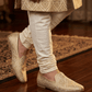 Very Comfortable Dark Gold Brocade Loafer Style Mojri - Indian Mens shoes - Mojari , Khossay - YD2602 - Prachy Creations