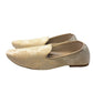 Very Comfortable Gold Brocade Loafer Style Mojri - Indian Mens shoes - Mojari , Khossay - YD2503 C - Prachy Creations