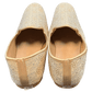 Very Comfortable Gold Brocade Loafer Style Mojri - Indian Mens shoes - Mojari , Khossay - YD2603 - Prachy Creations