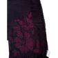 Wine / Black Floral - Classic Satin Crepe Saree with Stone Work and Blouse Piece - UK stock - 24hr Dispatch - RS2537 TV - Prachy Creations