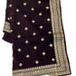 Wine - Fancy Party Saree with Blouse Piece - UK stock - 24hr Dispatch - SP2615 VV - Prachy Creations