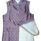 Wine - Rich Banarasi Brocade Handloom Brocade Mens Waistcoat - UK Stock- Dispatch in 24 hrs - KCS241109 KP - Prachy Creations