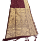Wine - Traditional Handloom Saree with Blouse Piece - UK stock - 24hr Dispatch - SP2630 KP - Prachy Creations