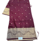 Wine - Traditional Handloom Saree with Blouse Piece - UK stock - 24hr Dispatch - SP2630 KP - Prachy Creations