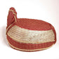 Red / gold Crushed net Turban 201 - 1401 H0416 - Prachy Creations