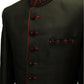 40" SALE ! - Mens Black Sherwani set - With Black trousers - Bollywood Party Weddings - VFEW852 HY0819 - Prachy Creations