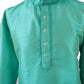 Corsa - Aqua Blue Kurta top - Indian shirt - Ideal on a pair of jeans H0718 - Prachy Creations
