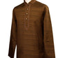 Kurta set made using handloom material with thread work - Chev KY0315 - Prachy Creations