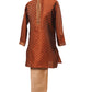 BollywoodParty - Boys Kurta set with pyjama trousers , Brown - Crown C0319 Size age six months onwards - Prachy Creations