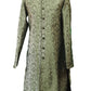 Mens Indian Light Sherwani set in Black / Silver Brocade for weddings, Bollywood Party ( with Draw stringed trousers) - DD180801JV - Prachy Creations