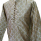 Mens Brocade Gold Kurta set , Bollywood Party Weddings - F1801KT - Prachy Creations