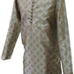 Mens Brocade Gold Kurta set , Bollywood Party Weddings - F1801KT - Prachy Creations