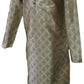 Mens Brocade Gold Kurta set , Bollywood Party Weddings - F1801KT - Prachy Creations