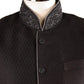 Simple Black Sherwani SW101 - Prachy Creations