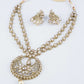 Reverse stone Long necklace set - Bollywood - Weddings - KAJ689 KV0419 - Prachy Creations