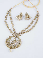 Reverse stone Long necklace set - Bollywood - Weddings - KAJ689 KV0419 - Prachy Creations