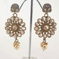 Ladies Choker necklace & Earrings set - Bollywood - Weddings - KAJ707 R0919 - Prachy Creations