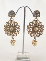 Ladies Choker necklace & Earrings set - Bollywood - Weddings - KAJ707 R0919 - Prachy Creations