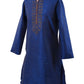 BollywoodParty - Boys Kurta set with pyjama trousers , Blue - Bolero KY0319 Size age six months onwards - Prachy Creations