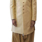 Prachy Creations-Mens Ivory Gold  Sherwani set - With Salwar - Bollywood Party Weddings - VFEW859JY - Prachy Creations