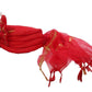 A Classic Red Turban with paisley broach, Maharaja, Bollywood, Fancy dress SGT 011 - Prachy Creations