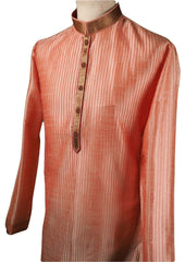 Pin tucks Pink Mens Kurta set - Bollywood, Weddings, Fancy Dress - SNC5812VA-PNK - Prachy Creations