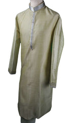 Pin tucks Pista Green Mens Kurta set - Bollywood, Weddings, Fancy Dress - SNC5812VA-PST - Prachy Creations