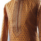 Golden Mens Handloom Kurta set - Bollywood, Weddings, Fancy Dress - SNC5820JY-GLDN - Prachy Creations