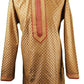 Gold Mens Handloom Kurta set - Bollywood, Weddings, Fancy Dress - SNC5822JY-GOL - Prachy Creations