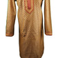 Gold Mens Handloom Kurta set - Bollywood, Weddings, Fancy Dress - SNC5822JY-GOL - Prachy Creations