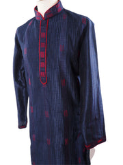 Mens Kurta set in Navy - Bollywood, Weddings, Fancy Dress - SNC588VT-NAV - Prachy Creations