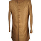 Fully Embroidered Gold Sherwani with churidar trousers -  SNC861KKP 1018 - Prachy Creations