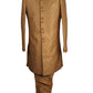 Fully Embroidered Gold Sherwani with churidar trousers -  SNC861KKP 1018 - Prachy Creations