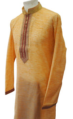 Prachy Creations - Bollywood Mens Kurta set - Rust - Bollywood, Weddings, Fancy Dress - SNC8643VY 1018 - Prachy Creations