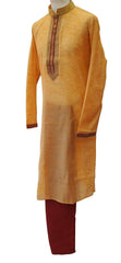 Prachy Creations - Bollywood Mens Kurta set - Rust - Bollywood, Weddings, Fancy Dress - SNC8643VY 1018 - Prachy Creations