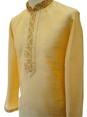 Bollywood Mens Kurta set - Cream - Bollywood, Weddings, Fancy Dress - SNC8647KR 1018 - Prachy Creations