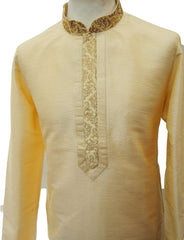 Bollywood Mens Kurta set - Cream - Bollywood, Weddings, Fancy Dress - SNC8647KR 1018 - Prachy Creations