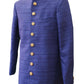 Royal Blue Raw Silky Sherwani 38"-52" / Small to XXXXL - SW-VL1802RY - Prachy Creations