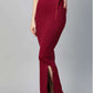 24hr Dispatch - 18 Colours - Womens Stretchy ShapeWear Saree Petticoat with side slit and drawstring